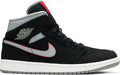 Air Jordan 1 Mid  Black Grey  554724-060