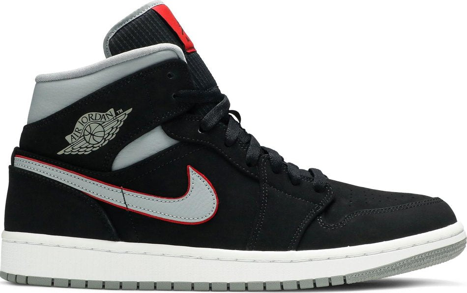 Air Jordan 1 Mid  Black Grey  554724-060
